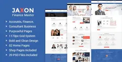 دانلود قالب فتوشاپ سایت Jaxon