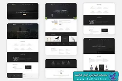 دانلود قالب فتوشاپ سایت Minimal Agency