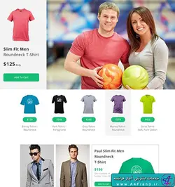 دانلود قالب فتوشاپ سایت Minimal eCommerce Web Template