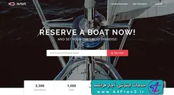 دانلود قالب فتوشاپ سایت Nava