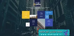 دانلود قالب فتوشاپ سایت Refaktor