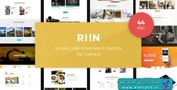 دانلود قالب فتوشاپ سایت Run