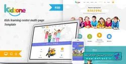 دانلود قالب فتوشاپ سایت کودکانه KIDZONE