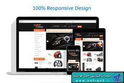 دانلود قالب فروشگاهی اپن کارت Car Tuning OpenCart Template