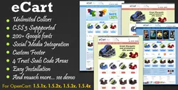 دانلود قالب فروشگاهی اپن کارت eCart