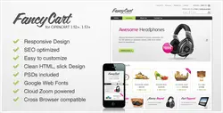 دانلود قالب فروشگاهی اپن کارت FancyCart