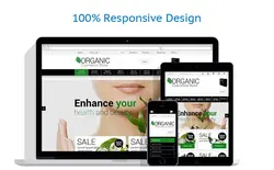 دانلود قالب فروشگاهی اپن کارت محصولات اورگانیک Organic Cosmetics Store