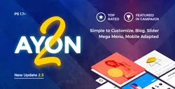 دانلود قالب فروشگاهی پرستاشاپ AYON