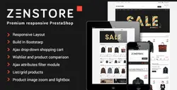 دانلود قالب فروشگاهی پرستاشاپ Zenstor