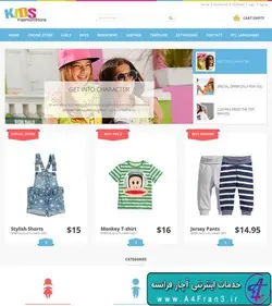 دانلود قالب فروشگاهی جوملا JM Kids Fashion VirtueMart Store