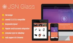 دانلود قالب فروشگاهی جوملا JSN Glass