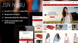 دانلود قالب فروشگاهی جوملا JSN Nuru