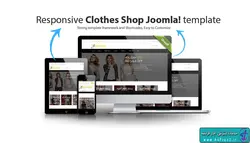 دانلود قالب فروشگاهی جوملا LT Clothes Shop