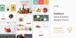 دانلود قالب فروشگاهی شاپیفای Foodly