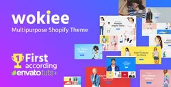 دانلود قالب فروشگاهی شاپیفای Wokiee