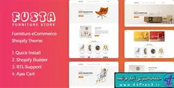 دانلود قالب فروشگاهی شاپیفای راست چین Fusta
