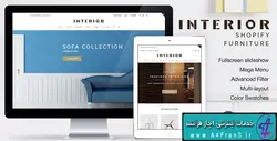 دانلود قالب فروشگاهی شاپیفای طراحی داخلی Interior