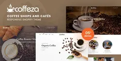 دانلود قالب فروشگاهی شاپیفای قهوه Coffeza