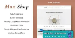 دانلود قالب HTML فروشگاهی Max Shop