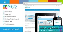 دانلود قالب فروشگاهی مجنتو Metro Store