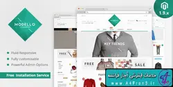 دانلود قالب فروشگاهی مجنتو Modello