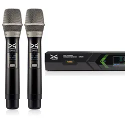 میکروفن بی سیم دو دستی دیجی تک D6022