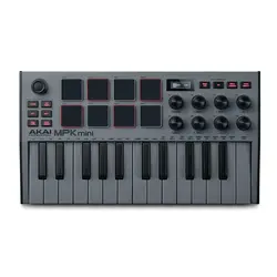 میدی کنترلر آکایی مدل MPK mini MK3 Grey