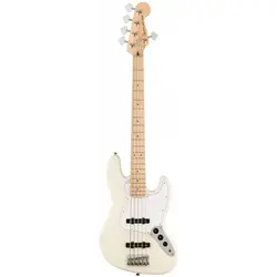 گیتار بیس Squier Affinity Jazz Bass V Maple – Olympic White