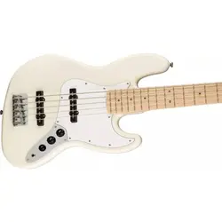 گیتار بیس Squier Affinity Jazz Bass V Maple – Olympic White
