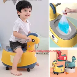 لگن آموزش توالت کودک طرح اسب
