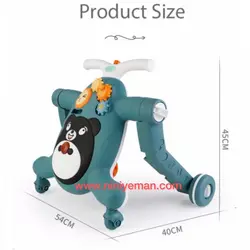 واکر 3 حالته طرح خرس