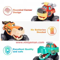 ست 3 عددی ماشین هیولا هولی تویز huile toys