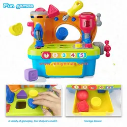 اسباب بازی میز ابزار آموزشی موزيکال هولی تويز Huile Toys