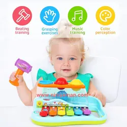 اسباب بازی موزیکال بلز و چکش هولي تويز Huile Toys