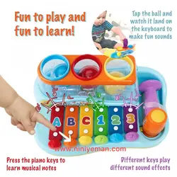اسباب بازی موزیکال بلز و چکش هولي تويز Huile Toys