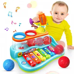 اسباب بازی موزیکال بلز و چکش هولي تويز Huile Toys