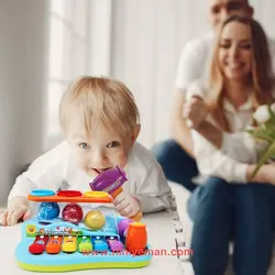 اسباب بازی موزیکال بلز و چکش هولي تويز Huile Toys