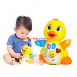 اسباب بازی اردک موزیکال هولی تویز Huile Toys
