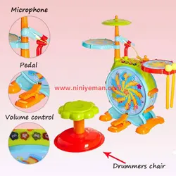 اسباب بازی موزیکال ست جاز و درام هولی تویز hola toys