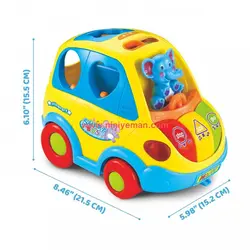 اسباب بازی موزیکال ماشین فیلی هولی تویز hola toys مدل 896