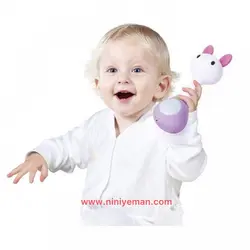 دندانگیر و جغجغه تعادلی وموزیکال حیوانات هولی تویز huile toys مدل 3134