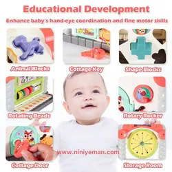 اسباب بازی موزیکال کلبه شادی هولی تویز hola toys مدل 739