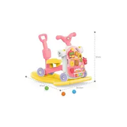 واكر 5 كاره دسته دار صورتی هانگر huanger