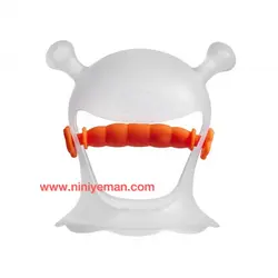 دندانگیر مچی تمام سیلیلکون کاور دار ( ترک عادت مکیدن انگشت) happier life