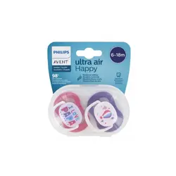 پستانک دو عددی فیلیپس اونت 6m-18m avent