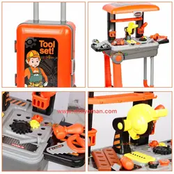 ست میز ابزار چمدانی کودک delux tools set