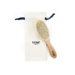 شانه و برس چوبی الیاف طبیعی کودک Vose