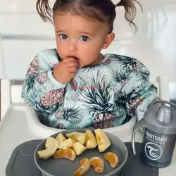 ظرف غذا خوری و صفحه نگهدارنده تویست شیک طوسی TWISTSHAKE
