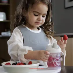 ظرف غذا خوری و صفحه نگهدارنده تویست شیک سفید TWISTSHAKE