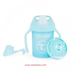لیوان آبخوری دسته دار تویست شیک آبی 230 میل Twistshake